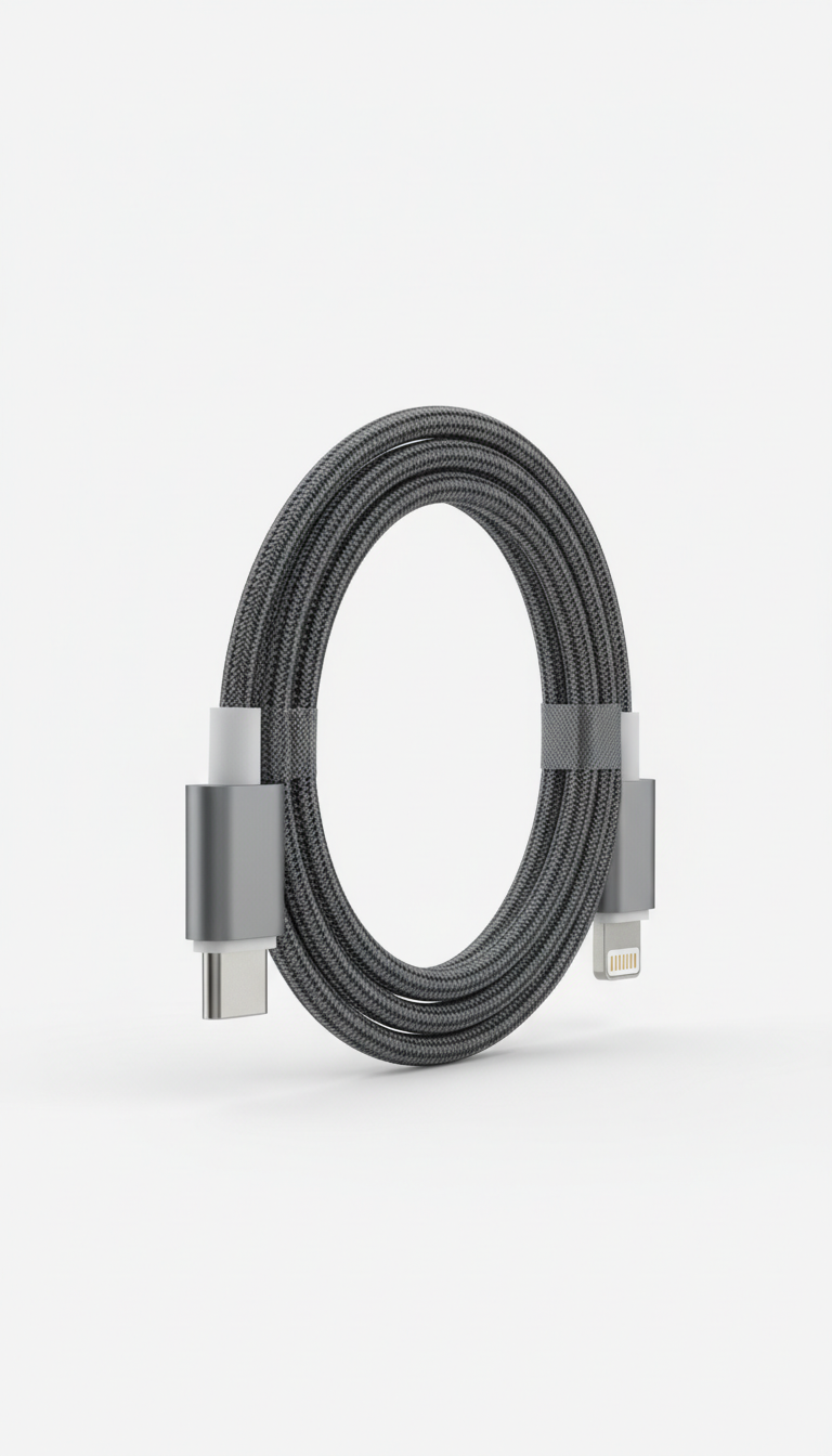 Braided USB-C to Lightning Cable